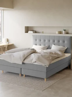 H70 BUTTONS Sengegavle|Sengegavl 180x122 Grå-23