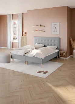 H70 BUTTONS Sengegavle|Sengegavl 180x122 Grå-23