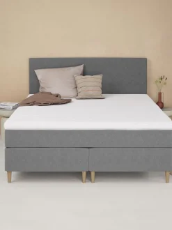 H10 PLAIN Sengegavle|Sengegavl 180x115 Grå-23