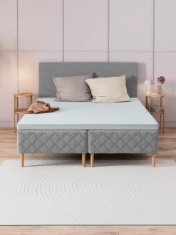 H10 PLAIN Sengegavle|Sengegavl 180x115 Grå-23