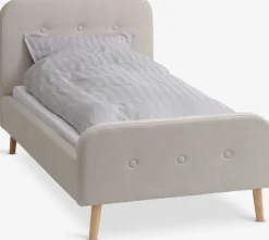 KONGSBERG 180 X 200 Cm|160 X 200 Cm|Sengeramme 90x200 stof Beige