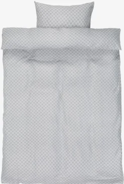 BEATE Sengetøj|Sengetøj krep 140x200 grå