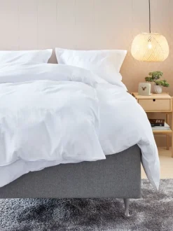 INGEBORG Sengetøj|Sengetøj satin 140x200 Hvid
