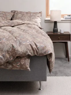 MIMMI Sengetøj|Sengetøj satin 140x200 mørk sand