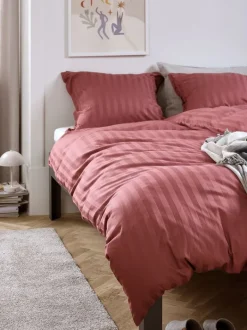 NELL Sengetøj|Sengetøj satin 140x200 mørk Rosa