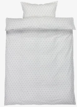 OLGA Sengetøj|Sengetøj percale 140x200 blå/hvid