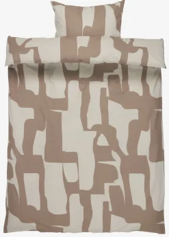 REGINA Sengetøj|Sengetøj 140x200 mørk sand