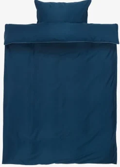 SANNA Sengetøj|Sengetøj satin 140x200 Mørkeblå