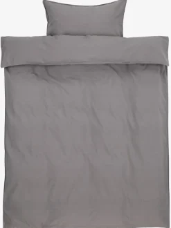 SANNE Sengetøj|Sengetøj vasket bomuld 140x200 Grå