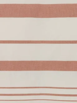 SILJE Sengetøj|Sengetøj garnfarvet 140x200 rust Rustrød