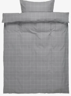 THERESA Sengetøj|Sengetøj flonel 140x200 grå