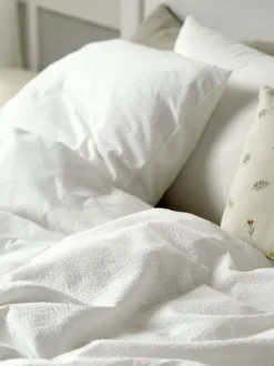 TINNE Sengetøj|Sengetøj krep 140x200 Hvid