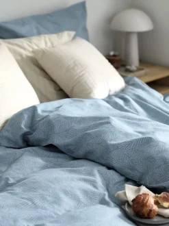 TONE Sengetøj|Sengetøj 140x200 Blå