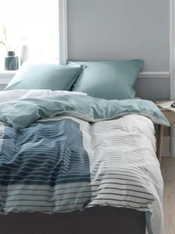 VERA Sengetøj|Sengetøj satin 140x200 petroleum