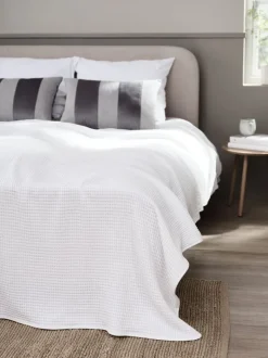 FORSYTIA Sengetæpper|Senget忙pper|Sengetæppe 160x220 hvid