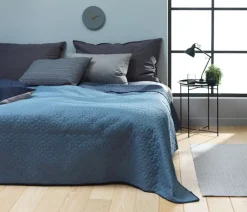 ROSENTRE Sengetæpper|Senget忙pper|Sengetæppe 160x220 Blå
