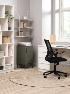 GIVE Småopbevaring Diverse|Skab 1 låge olivengrøn