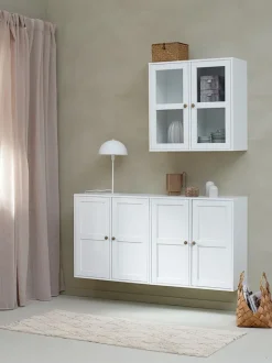 SKALS Reoler Og Rumdelere|Reoler Og Rumdelere|Skab 2 låger Hvid