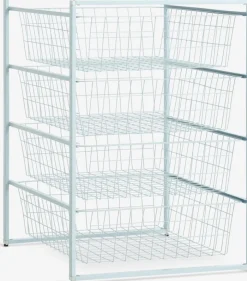 BARKHOLT Tilbehør Til Garderobeskabe|Garderobeskabe|Skabsindsats B49xD55 4 trådkurve