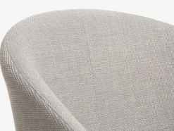 SKIBET + KLOSTER Spisebordssæt|SKIBET Ø120 bord lys eg + 4 KLOSTER stole lysegrå/eg