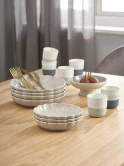 SIMON Serveringsservice|Skål Ø19xH4cm sand