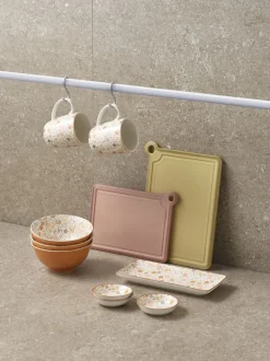 VETLE Serveringsservice|Skål Ø16xH8cm m/blomster