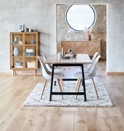 AGERSKOV Skænke Og Vitrineskabe|Skænke Og Vitrineskabe|Skænk 3 låger eg/sort