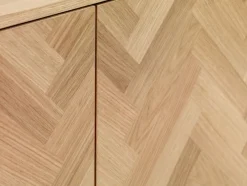 AGERSKOV Skænke Og Vitrineskabe|Skænke Og Vitrineskabe|Skænk 3 låger eg/sort