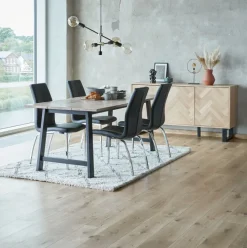 AGERSKOV Skænke Og Vitrineskabe|Skænke Og Vitrineskabe|Skænk 3 låger eg/sort