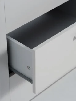 BELLELUND Skænke Og Vitrineskabe|Skænke Og Vitrineskabe|Skænk 2 låger 3 skuffer beige