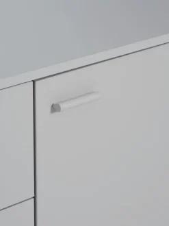 BELLELUND Skænke Og Vitrineskabe|Skænke Og Vitrineskabe|Skænk 2 låger 3 skuffer beige