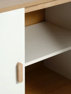 GAMTOFTE Skænke Og Vitrineskabe|Skænke Og Vitrineskabe|Skænk 3 låger eg/hvid