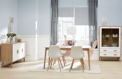 GAMTOFTE Skænke Og Vitrineskabe|Skænke Og Vitrineskabe|Skænk 3 låger eg/hvid