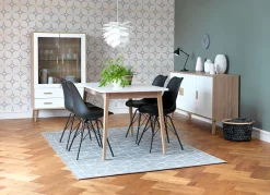 GAMTOFTE Skænke Og Vitrineskabe|Skænke Og Vitrineskabe|Skænk 3 låger eg/hvid