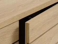 HALMBY Skænke Og Vitrineskabe|Skænke Og Vitrineskabe|Skænk 3 låger egefarve