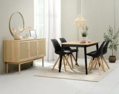 HALMSTAD Skænke Og Vitrineskabe|Skænke Og Vitrineskabe|Skænk 3 låger eg