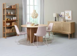 HALMSTAD Skænke Og Vitrineskabe|Skænke Og Vitrineskabe|Skænk 3 låger eg