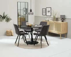 HALMSTAD Skænke Og Vitrineskabe|Skænke Og Vitrineskabe|Skænk 3 låger eg