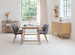 HALMSTAD Skænke Og Vitrineskabe|Skænke Og Vitrineskabe|Skænk 3 låger eg