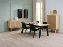 HALMSTAD Skænke Og Vitrineskabe|Skænke Og Vitrineskabe|Skænk 3 låger eg