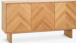 HARESKOV Skænke Og Vitrineskabe|Skænke Og Vitrineskabe|Skænk 3 låger eg