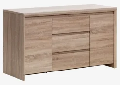 HASLUND Skænke Og Vitrineskabe|Skænke Og Vitrineskabe|Skænk 2 låger 3 skuffer eg