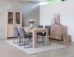 HASLUND Skænke Og Vitrineskabe|Skænke Og Vitrineskabe|Skænk 2 låger 3 skuffer eg