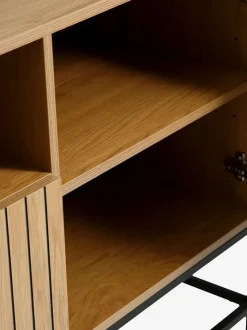 HEMDRUP Skænke Og Vitrineskabe|Skænke Og Vitrineskabe|Skænk 2 låger 1 skuffe egefarve