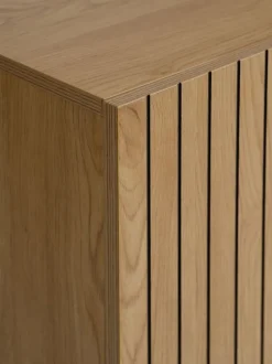 HEMDRUP Skænke Og Vitrineskabe|Skænke Og Vitrineskabe|Skænk 2 låger 1 skuffe egefarve