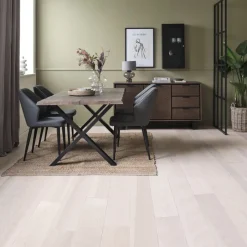 HORNBORG Skænke Og Vitrineskabe|Skænke Og Vitrineskabe|Skænk 2 låger 3 skuffer mørk eg