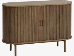 LYNGVIG Skænke Og Vitrineskabe|Skænke Og Vitrineskabe|Skænk 120cm jalousilåger mørk eg Mørkeg