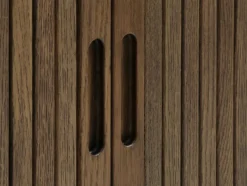 LYNGVIG Skænke Og Vitrineskabe|Skænke Og Vitrineskabe|Skænk 120cm jalousilåger mørk eg Mørkeg