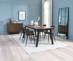 LYNGVIG Skænke Og Vitrineskabe|Skænke Og Vitrineskabe|Skænk 120cm jalousilåger mørk eg Mørkeg