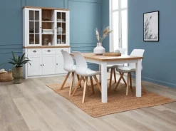 MARKSKEL Skænke Og Vitrineskabe|Skænke Og Vitrineskabe|Skænk 3 låger /egefarve Hvid